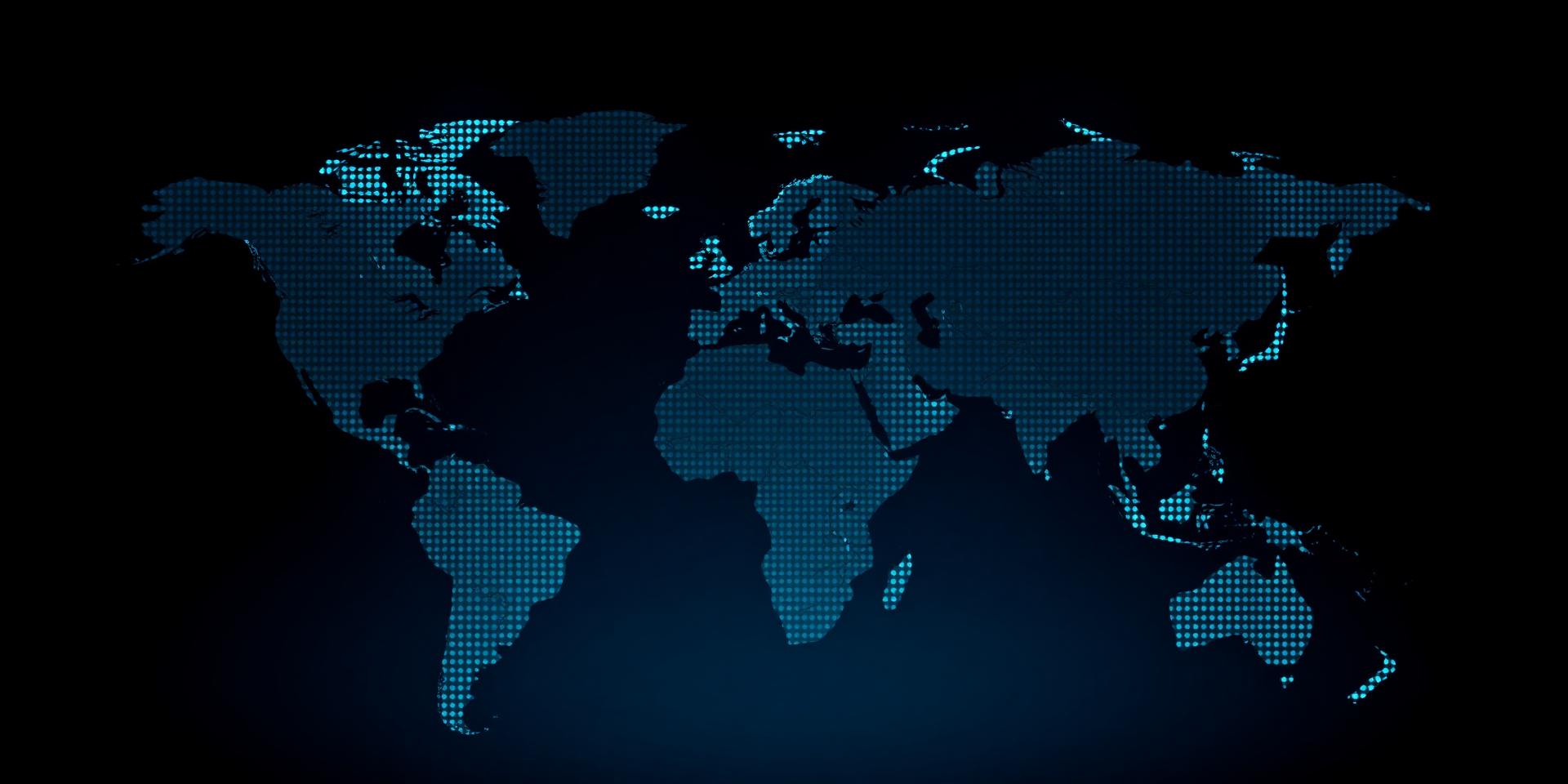 Dotted world map showing Book Broadcast Network listener hubs across every continent